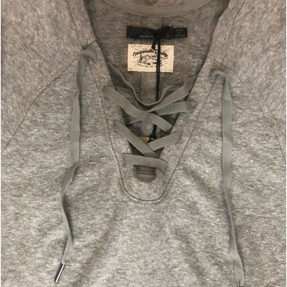 Prana Cozy Up Sweatshirt Dress UPF 50+ Pockets Long Sleeve Sz S Casual Outdoor - Picture 10 of 13